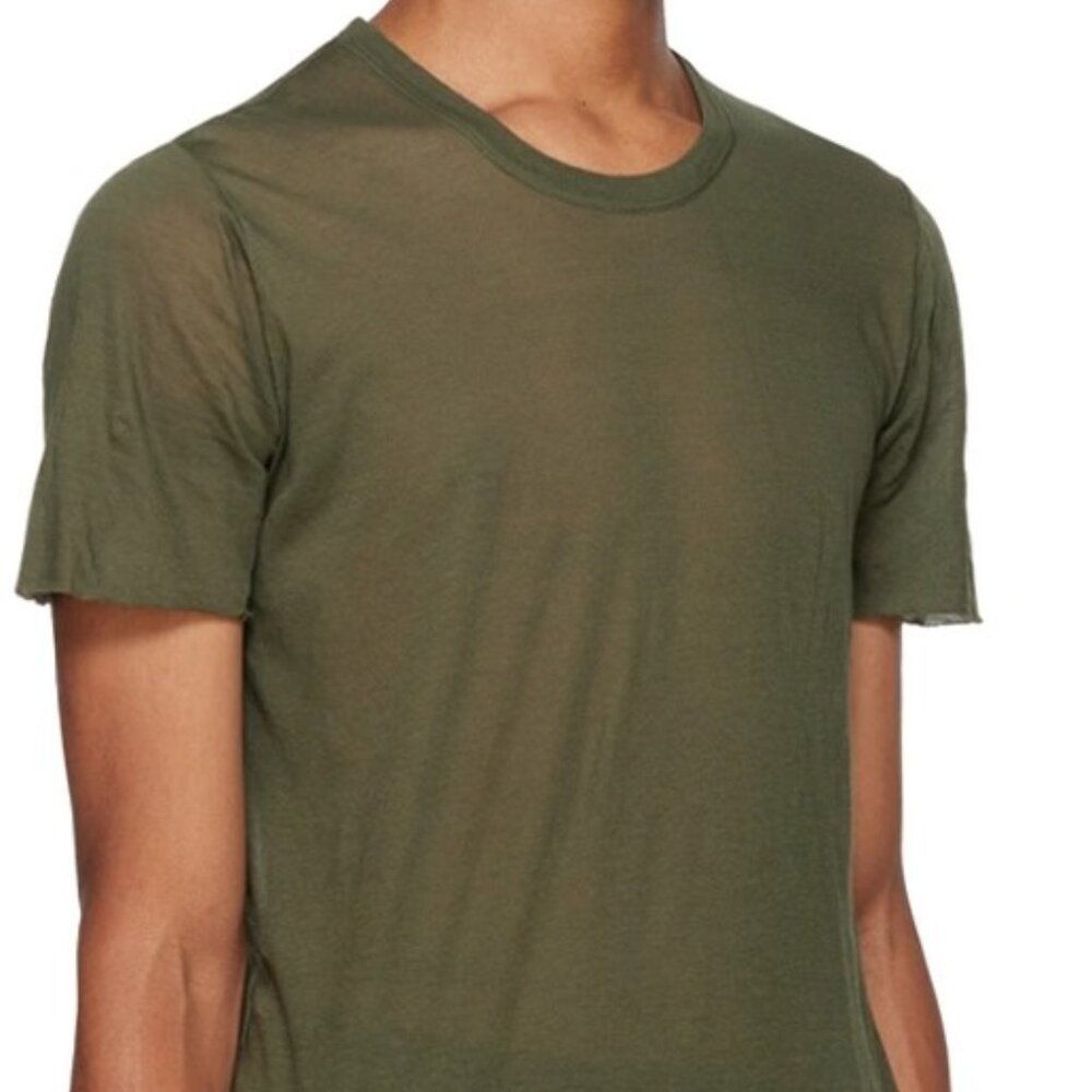 NWT Rick Owens Mainline Basic Tee – Jade Green – Size S